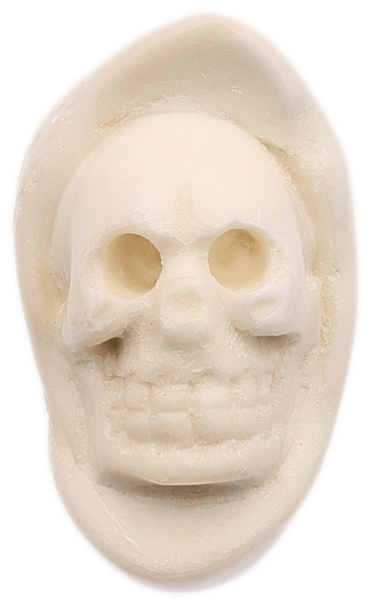 AKB Meerschaum Carved Hooded Skull