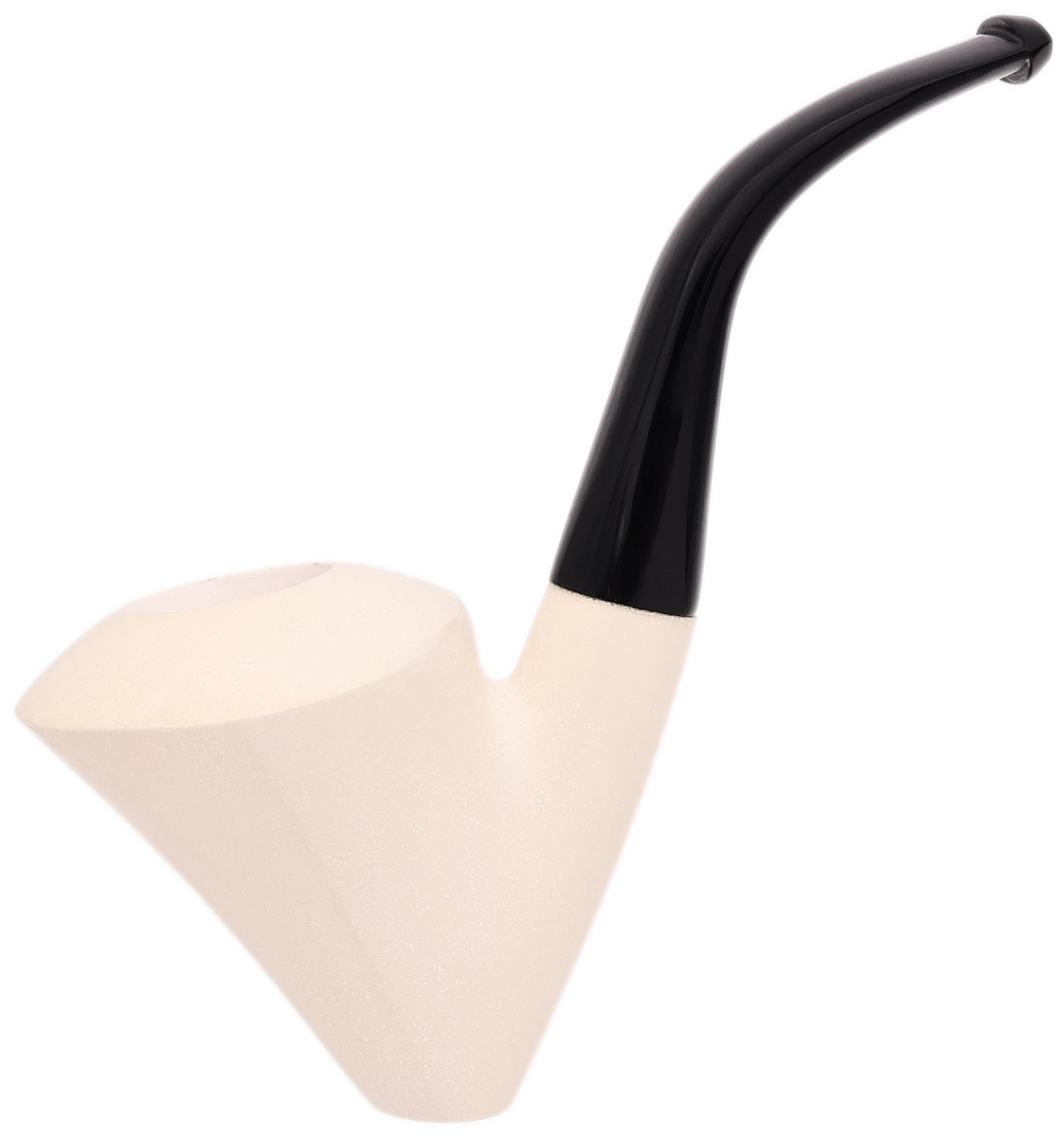 Smooth Bent Dublin Sitter (Ali) (with Case) Tobacco Pipe