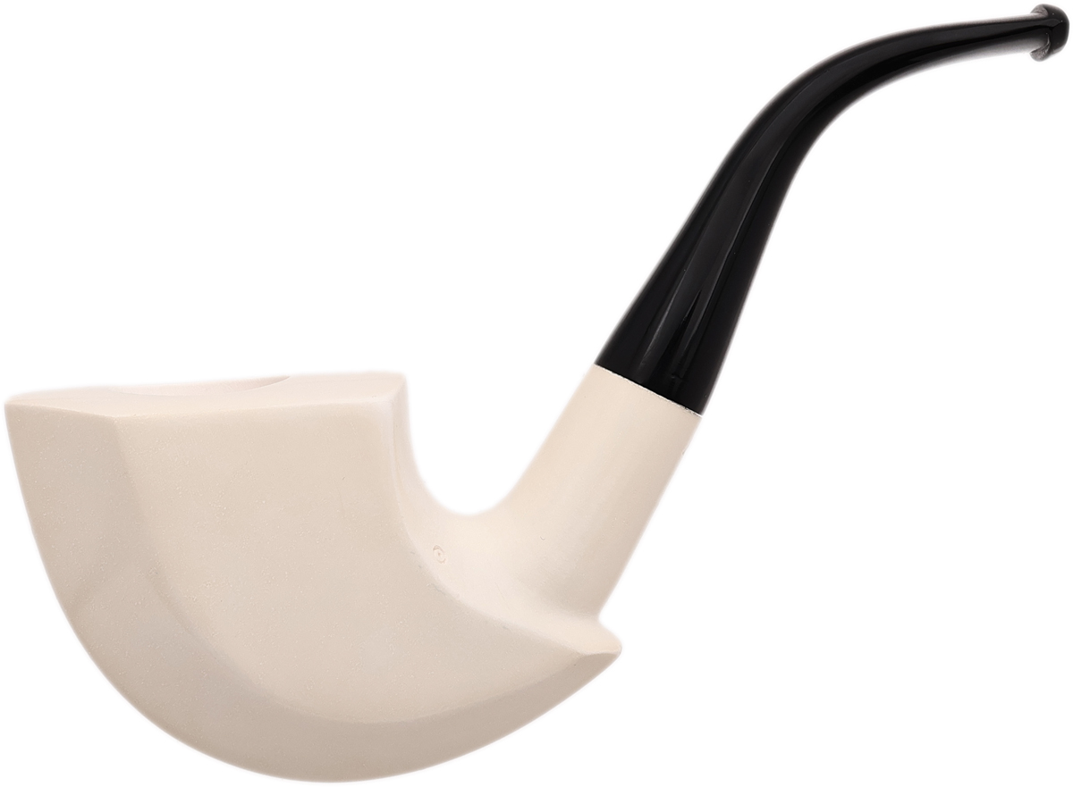 AKB Meerschaum Spot Carved Paneled Pickaxe (Ali) (with Case)
