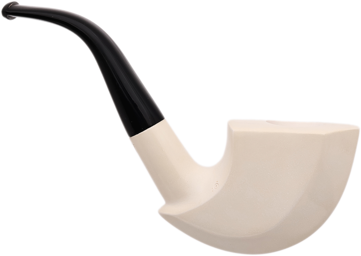 AKB Meerschaum Spot Carved Paneled Pickaxe (Ali) (with Case)