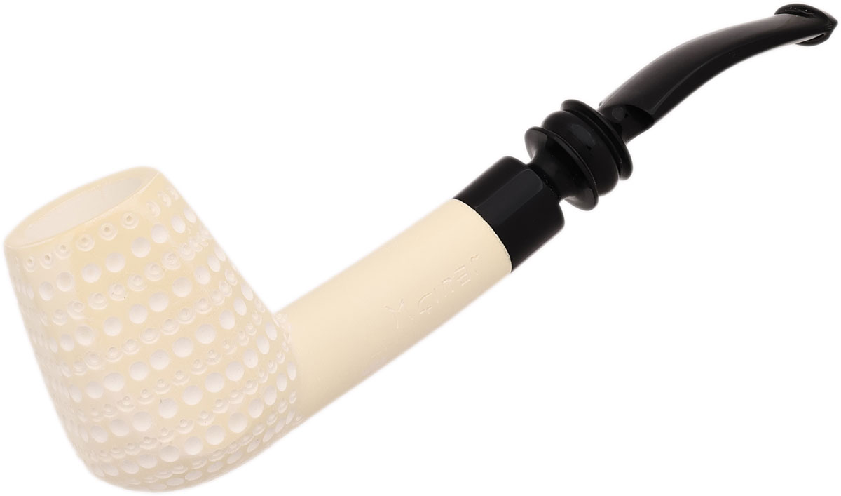 AKB Meerschaum Lattice Paneled Volcano (Mcinar) (with Case)
