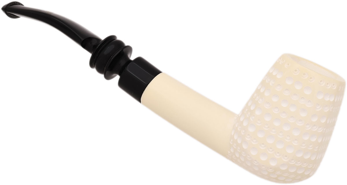 AKB Meerschaum Lattice Paneled Volcano (Mcinar) (with Case)