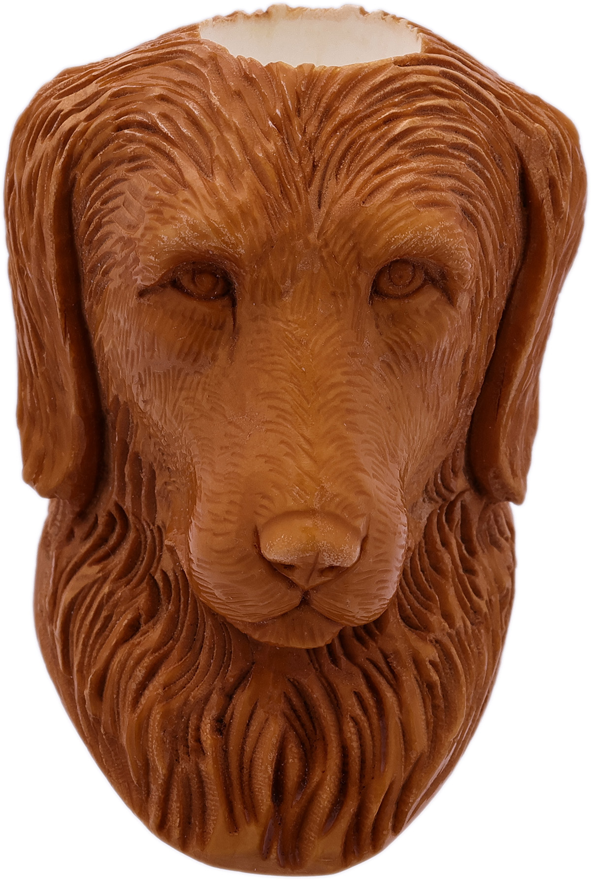 AKB Meerschaum Carved Dog (Kenan) (with Case)