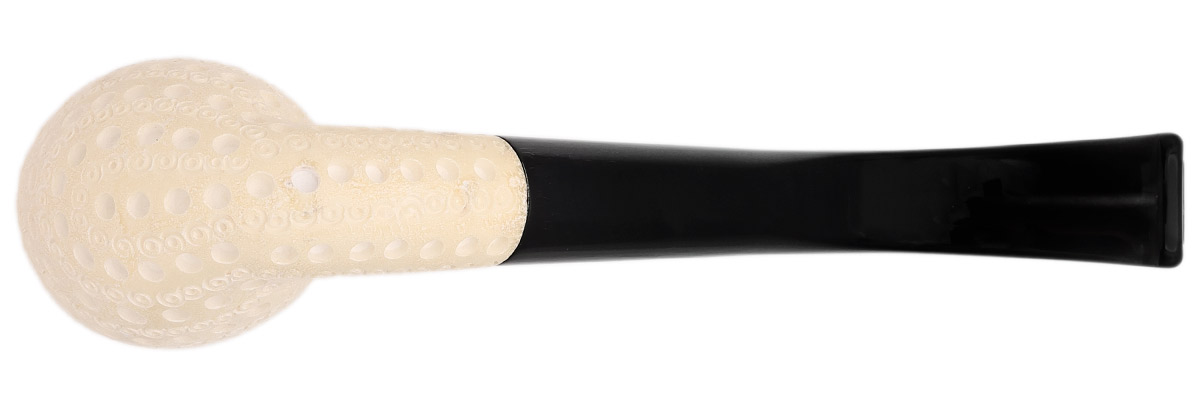 AKB Meerschaum Lattice Bent Egg (with Case)