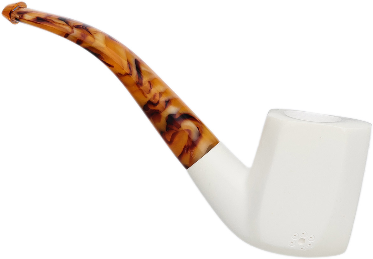 AKB Meerschaum Spot Carved Freehand (with Case)