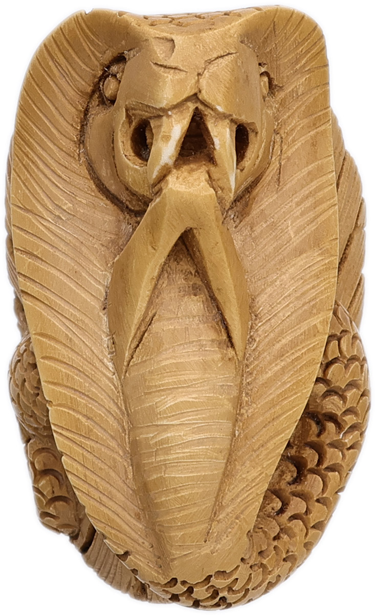 AKB Meerschaum Carved Cobra (with Case)