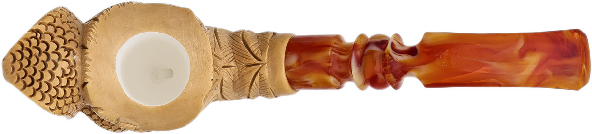AKB Meerschaum Carved Cobra (with Case)