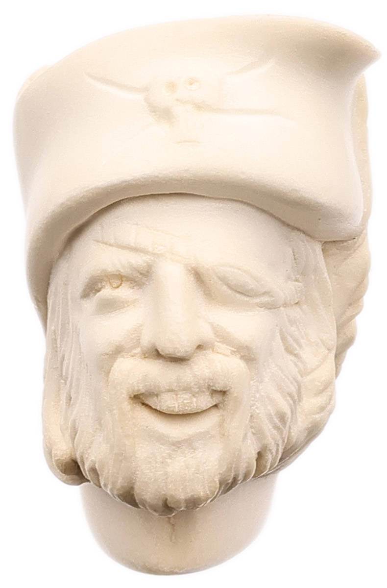 AKB Meerschaum Carved Pirate (with Case)