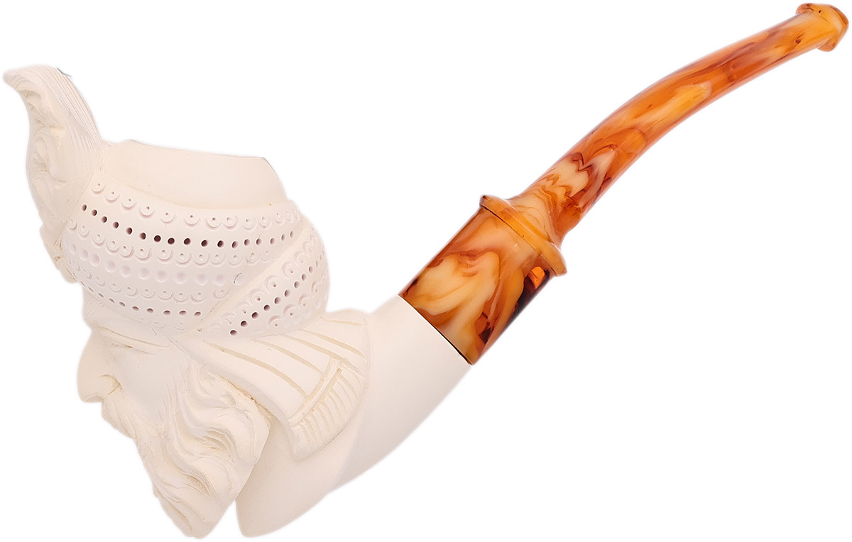 AKB Meerschaum Carved Sultan (with Case)