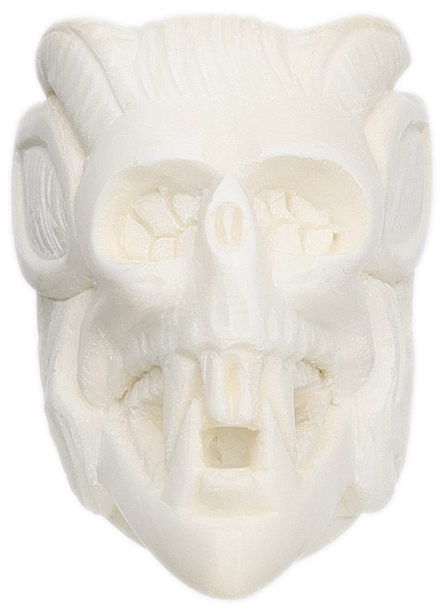AKB Meerschaum Carved Devil Skull (with Case)