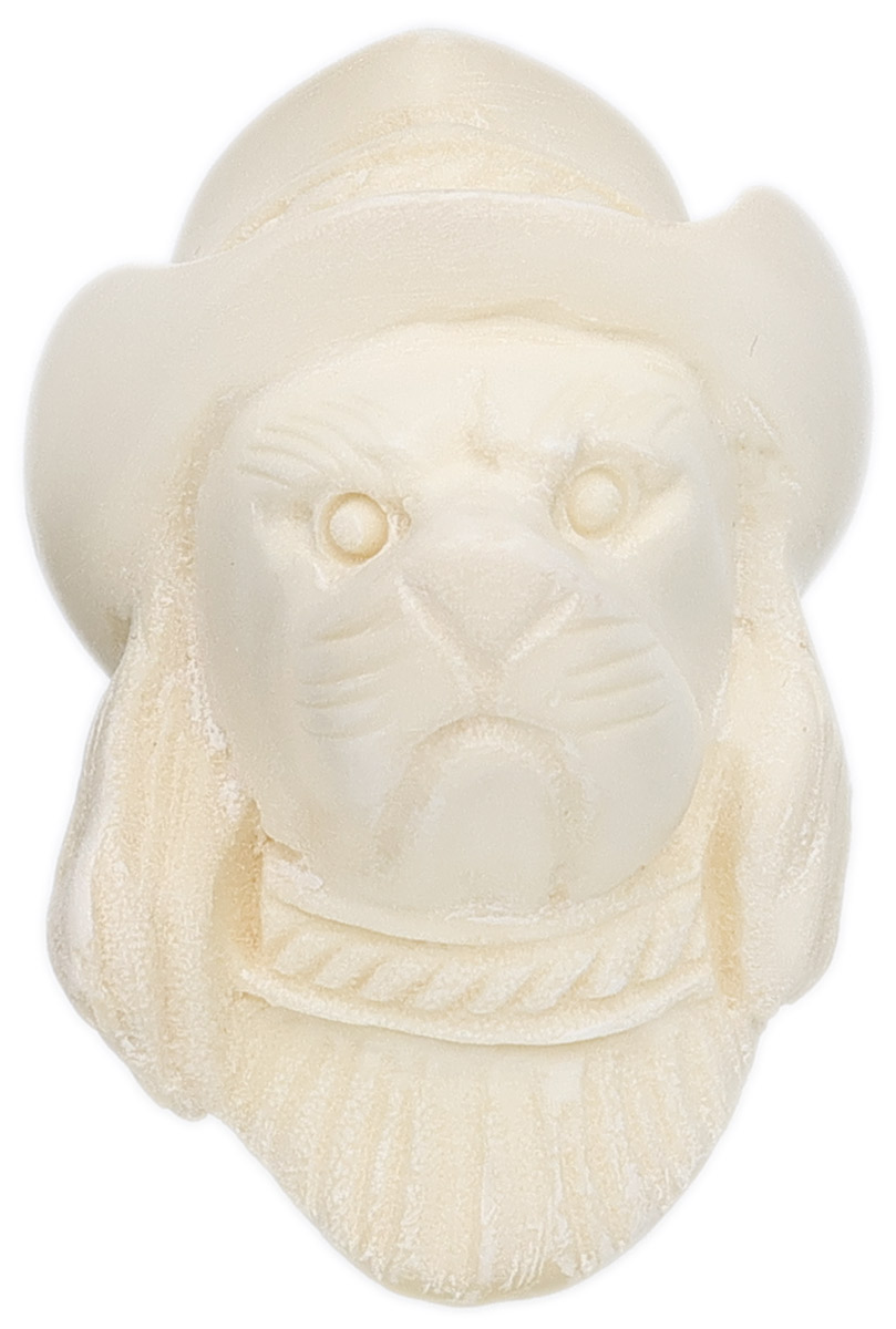 AKB Meerschaum Carved Dog with Hat (with Case)