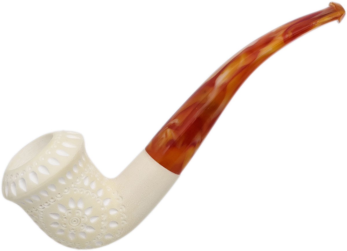 Lattice Calabash (with Case) Tobacco Pipe