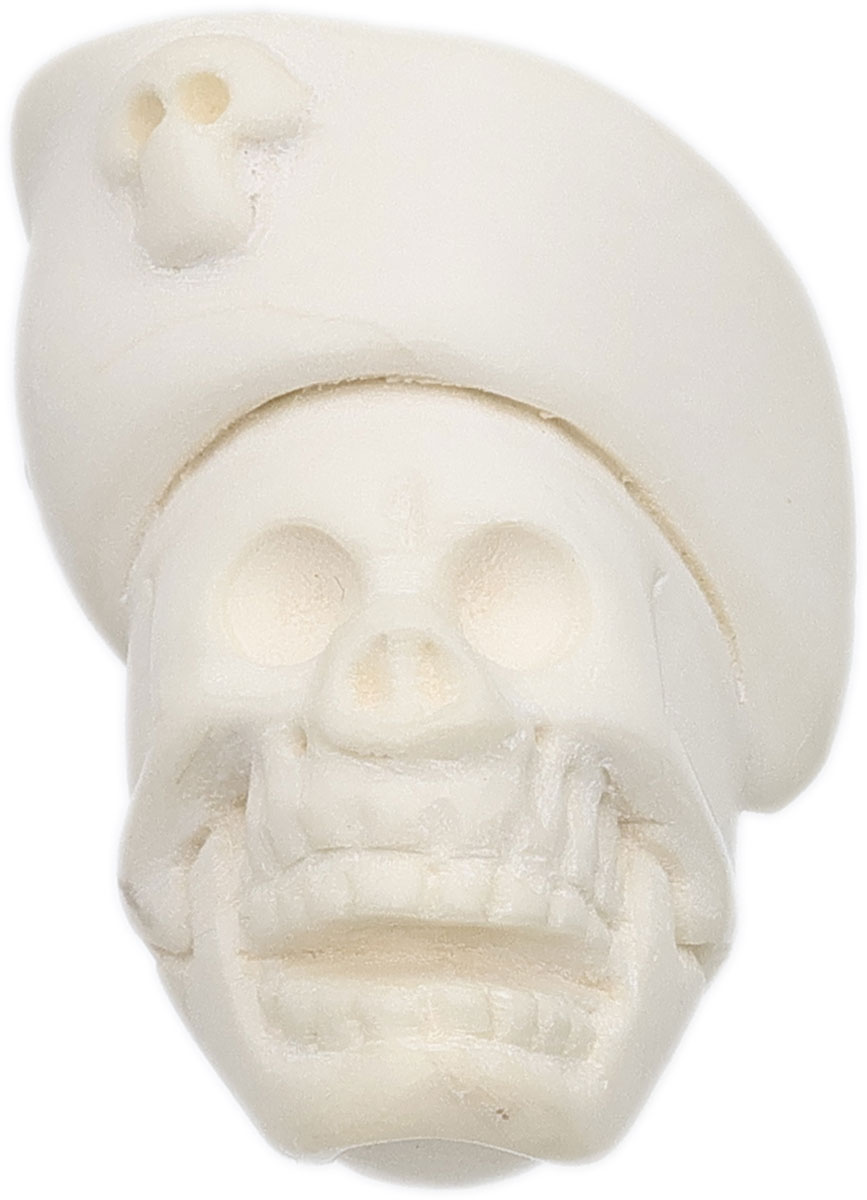 AKB Meerschaum Carved Pirate Skull (with Case)