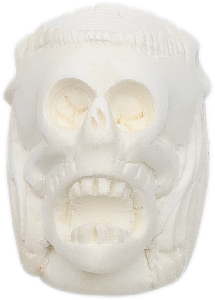 AKB Meerschaum Carved Demon Skull