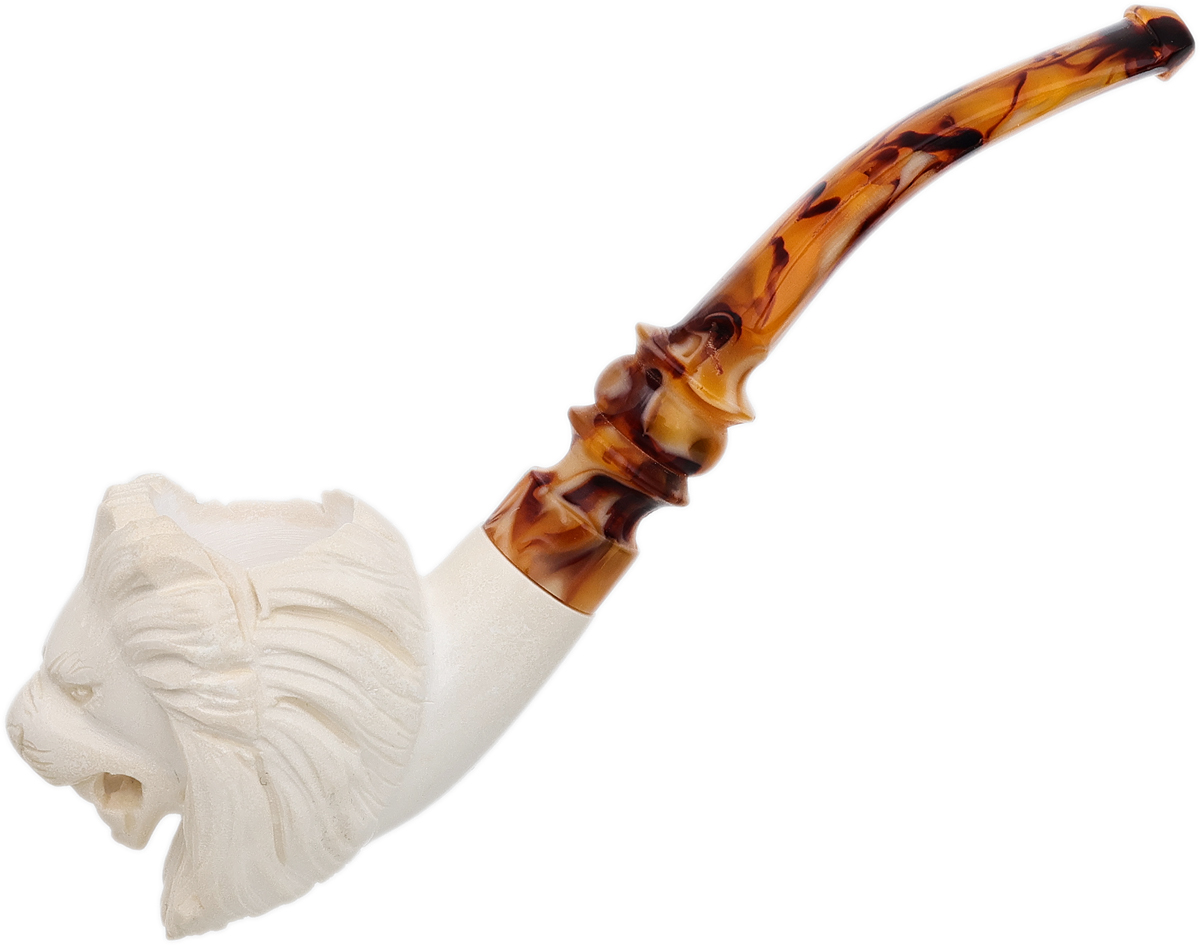 AKB Meerschaum Carved Lion