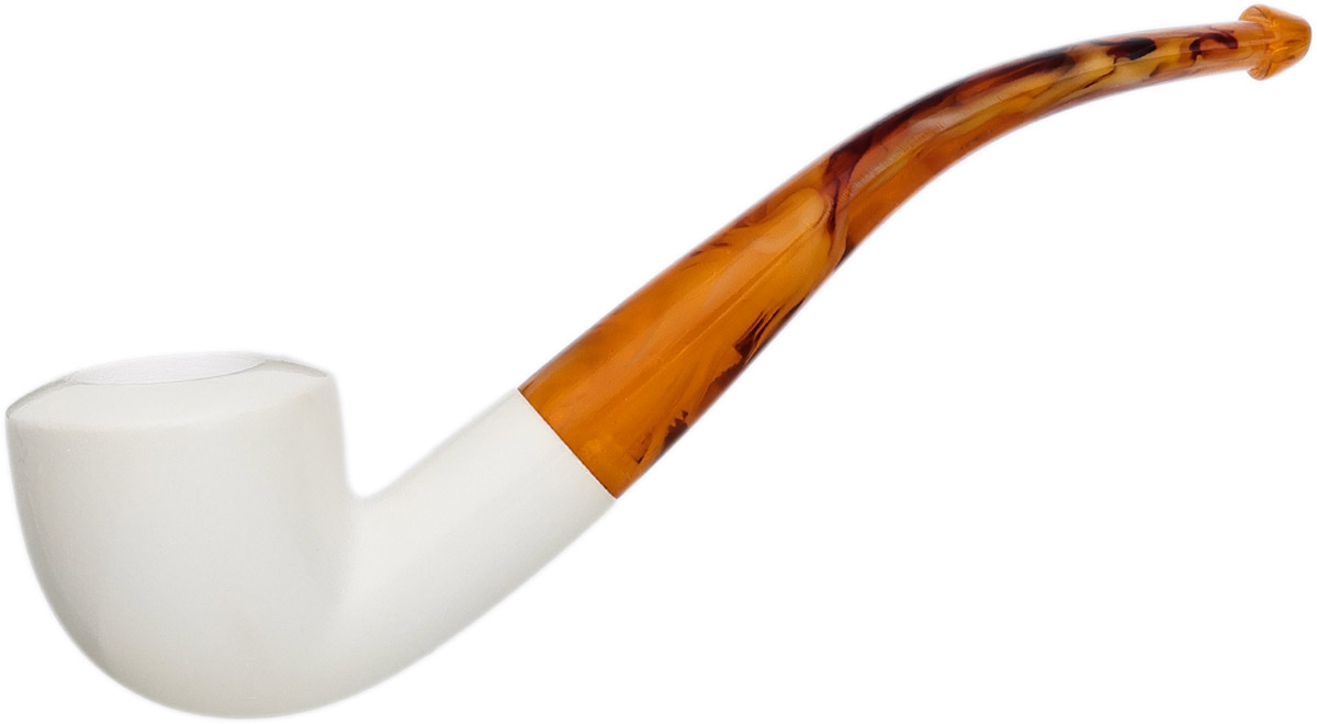 AKB Meerschaum Smooth Bent Pot
