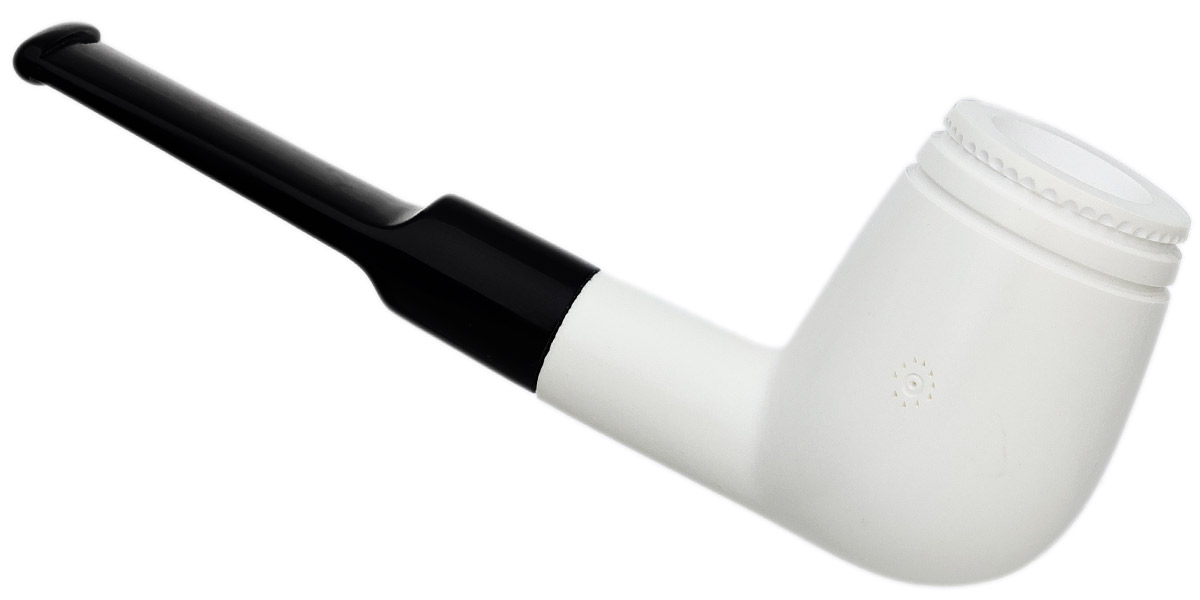 AKB Meerschaum Spot Carved Brandy (Ali) (With Case)