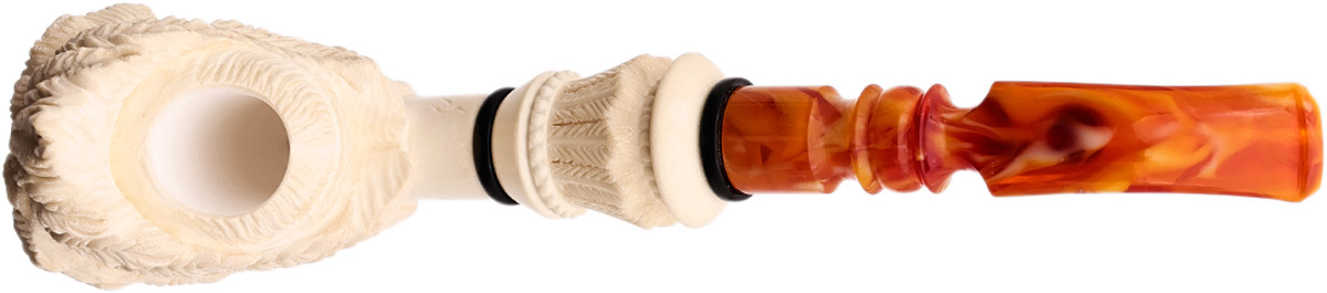 AKB Meerschaum Carved Man with Hat (Tekin) (With Case)