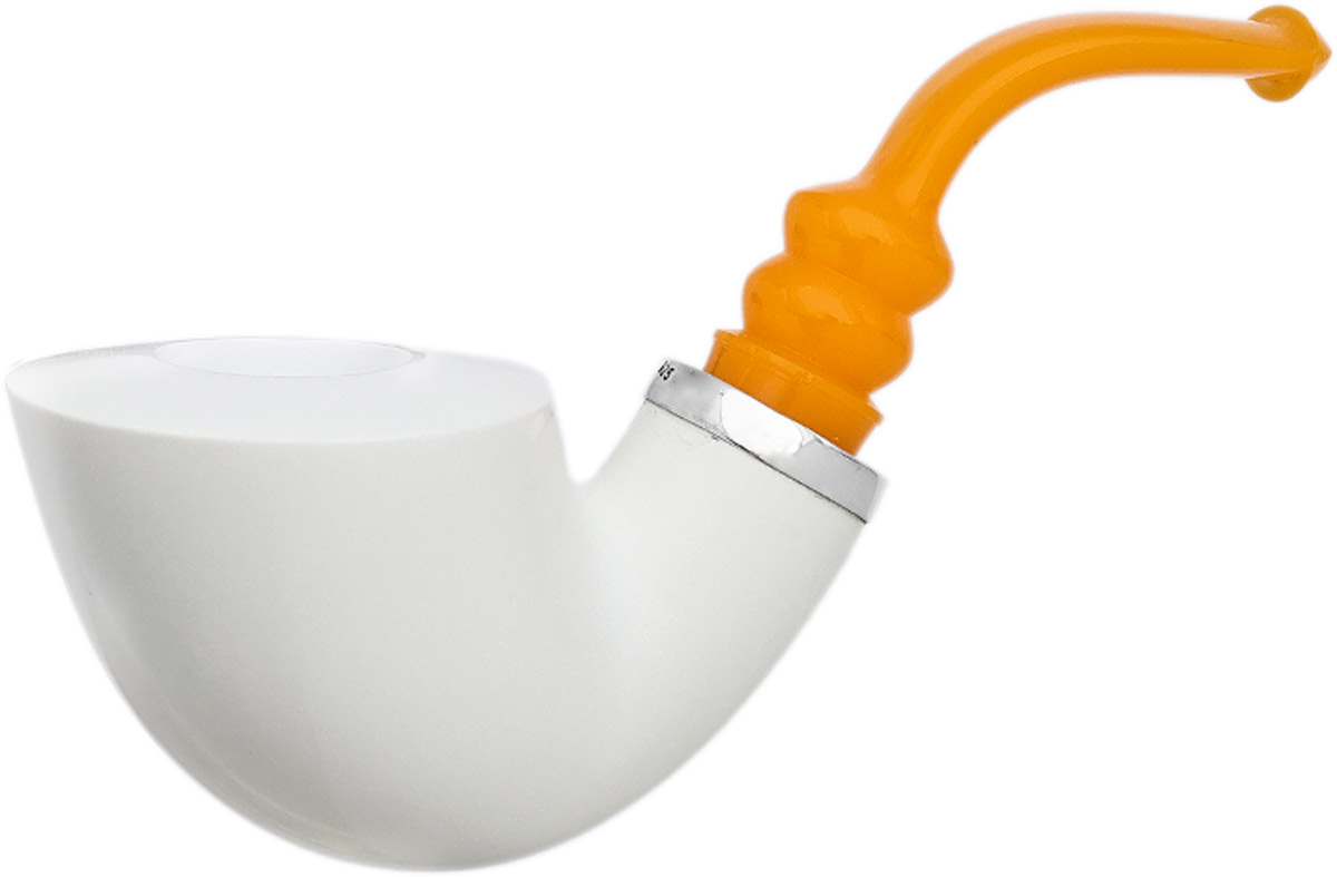 AKB Meerschaum Smooth Bent Dublin (Ali) (With Case)