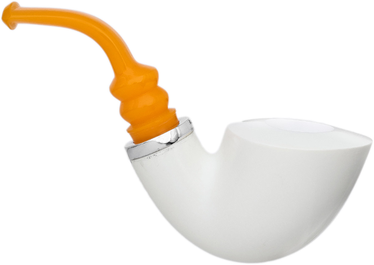 AKB Meerschaum Smooth Bent Dublin (Ali) (With Case)