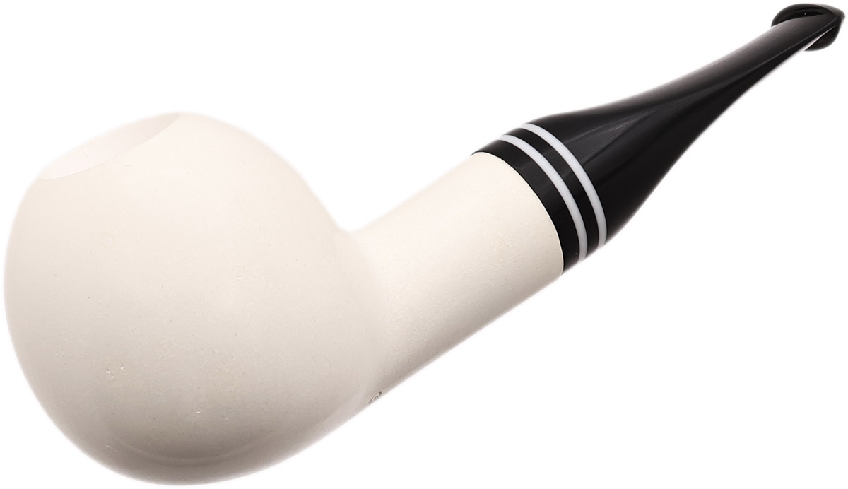 AKB Meerschaum Spot Carved Ball (Ali) (with Case)