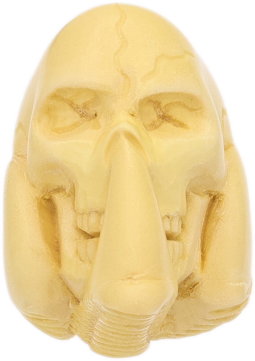 AKB Meerschaum Carved Dragon Claw Holding Skull (Ali) (with Case)