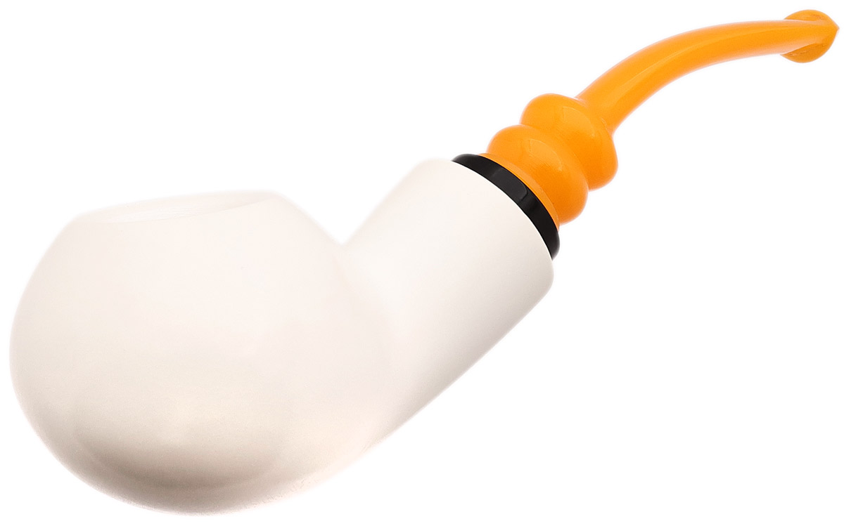 AKB Meerschaum Smooth Reverse Calabash Tomato (Ali) (with Case)