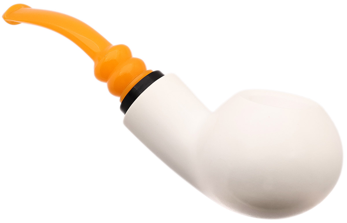 AKB Meerschaum Smooth Reverse Calabash Tomato (Ali) (with Case)