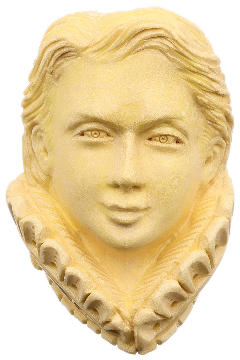 AKB Meerschaum Carved High Society Lady with Hat (A. Cevik) (with Case)
