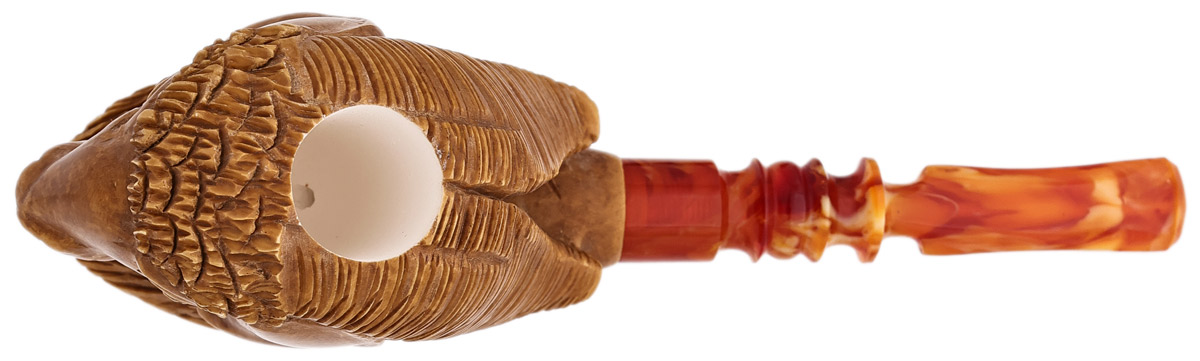 AKB Meerschaum Carved Goat (A. Cevik) (with Case)