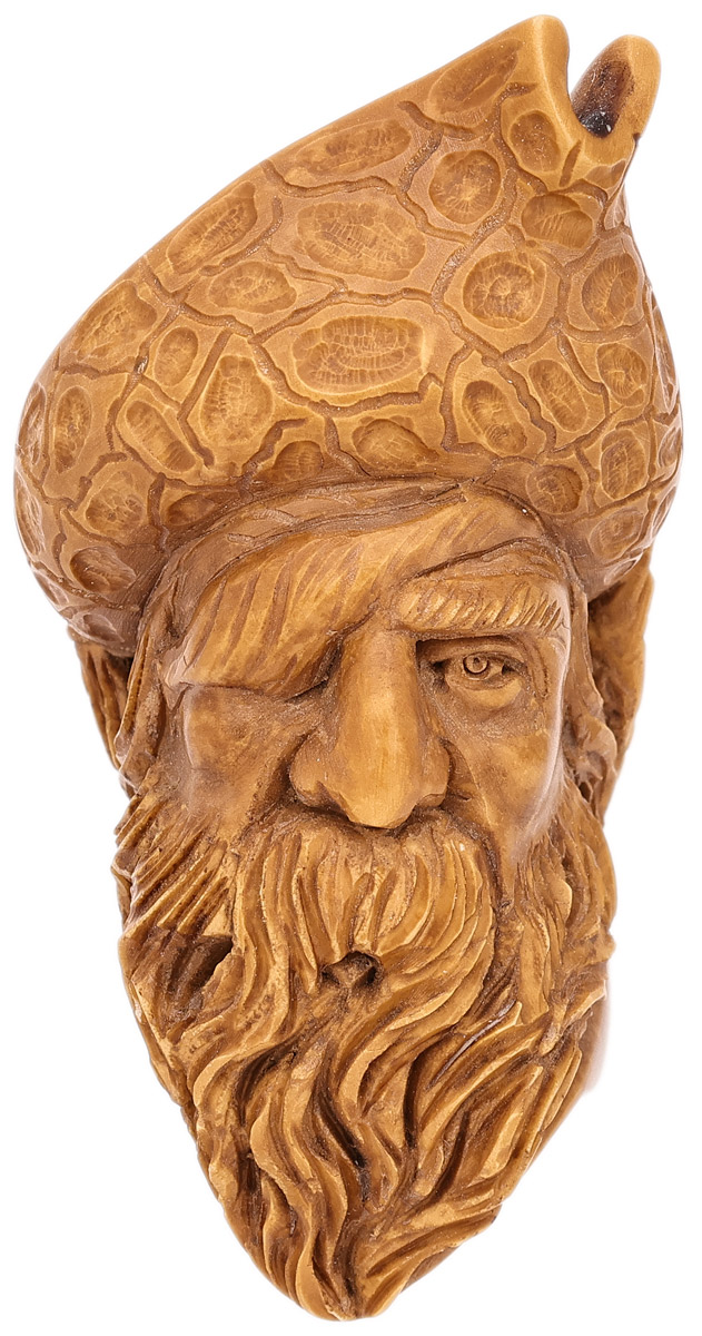 AKB Meerschaum Carved Pirate with Hat & Eyepatch (A. Cevik) (with Case)