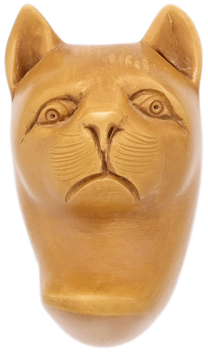 AKB Meerschaum Carved Cat (Ali) (with Case)