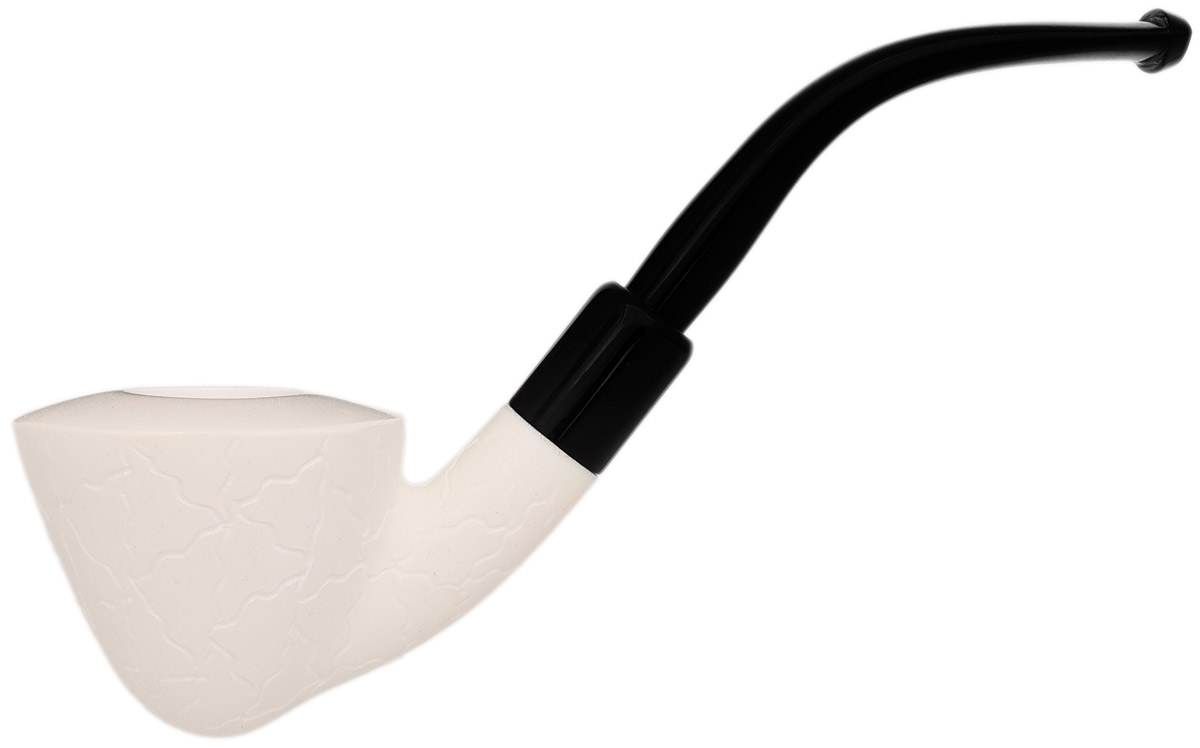 AKB Meerschaum Carved Bent Dublin (Ali) (with Case)
