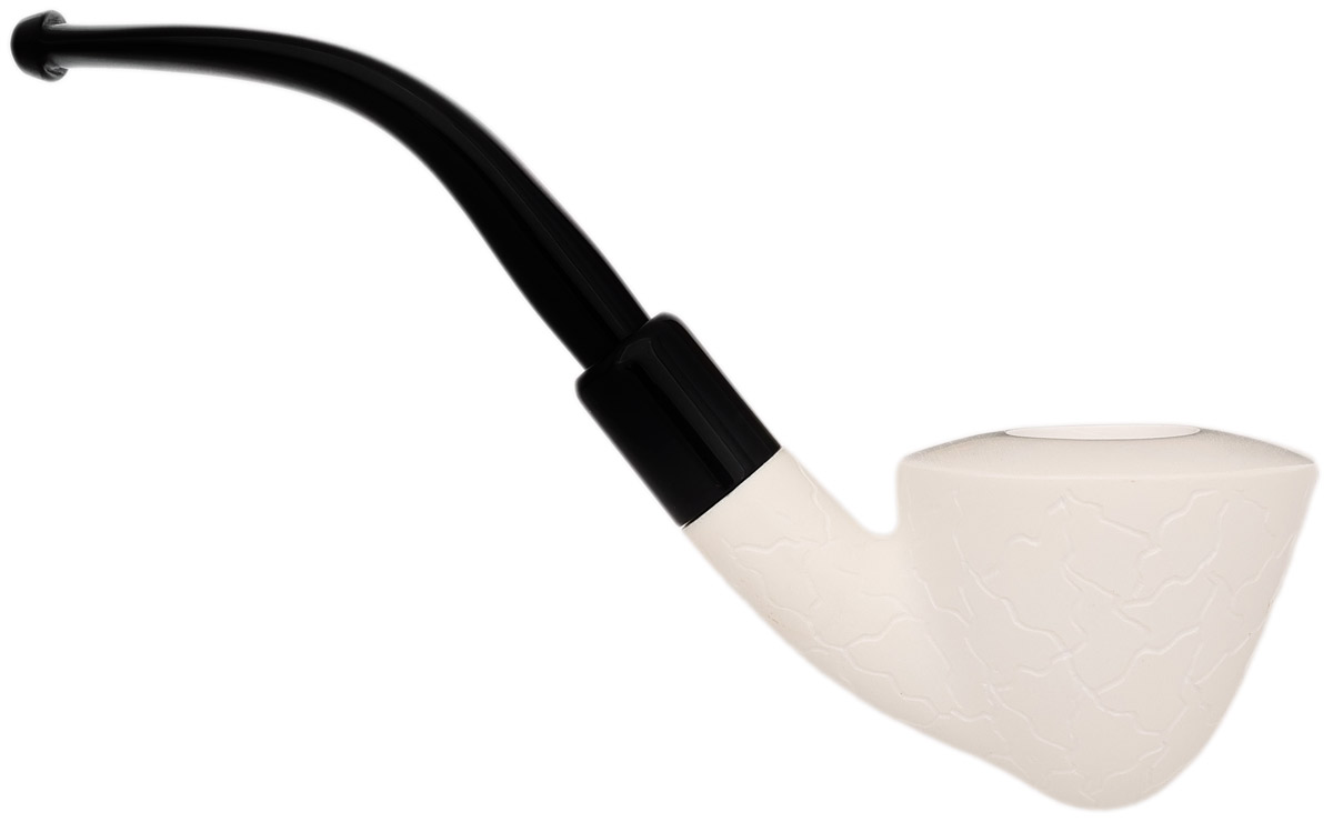 AKB Meerschaum Carved Bent Dublin (Ali) (with Case)