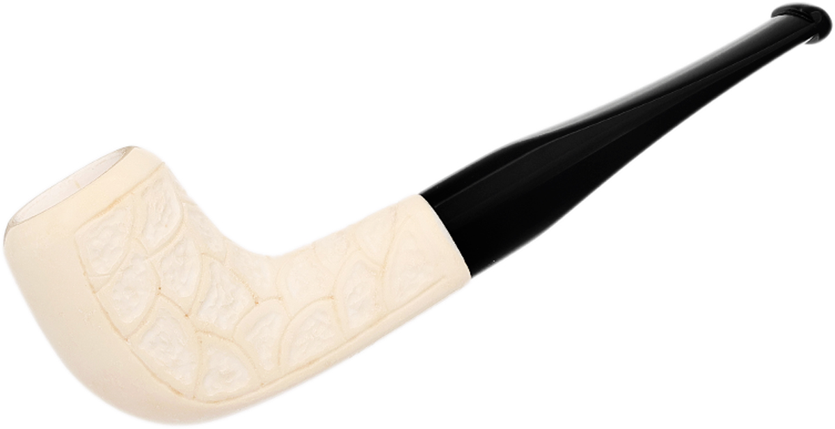 Spot Carved Zulu (Mcinar) (with Case) Tobacco Pipe