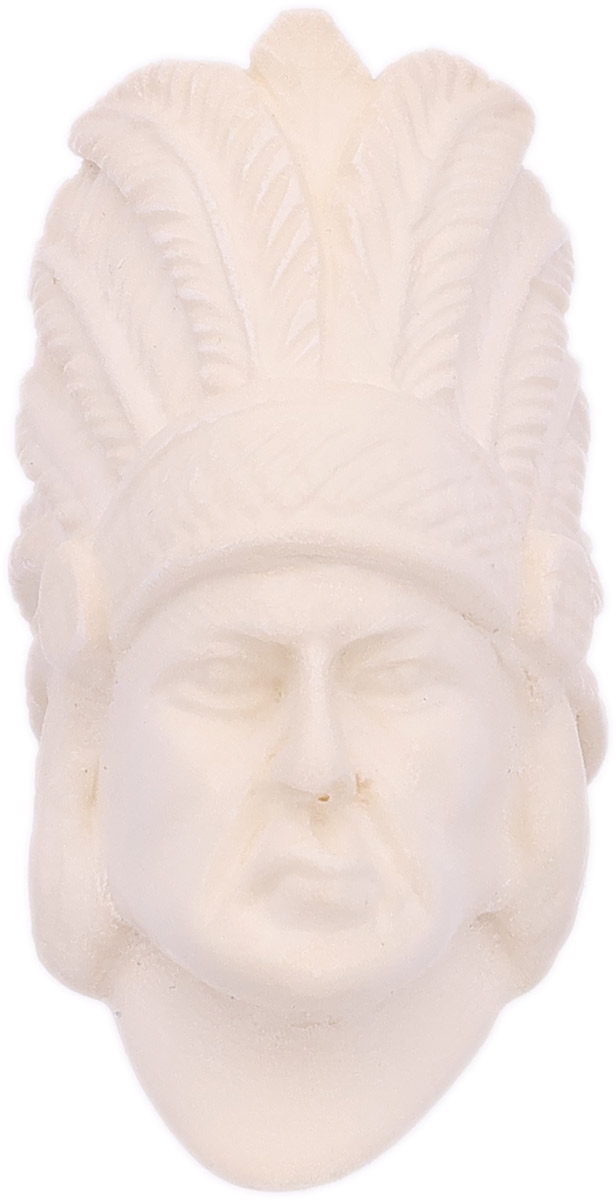 AKB Meerschaum Carved Man with Hat (with Case)