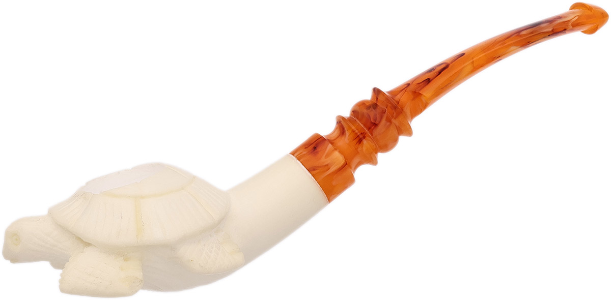 AKB Meerschaum Carved Sea Turtle