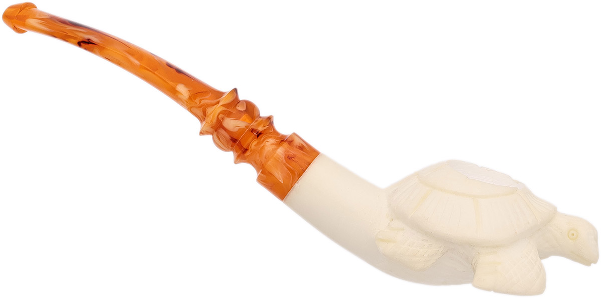 AKB Meerschaum Carved Sea Turtle