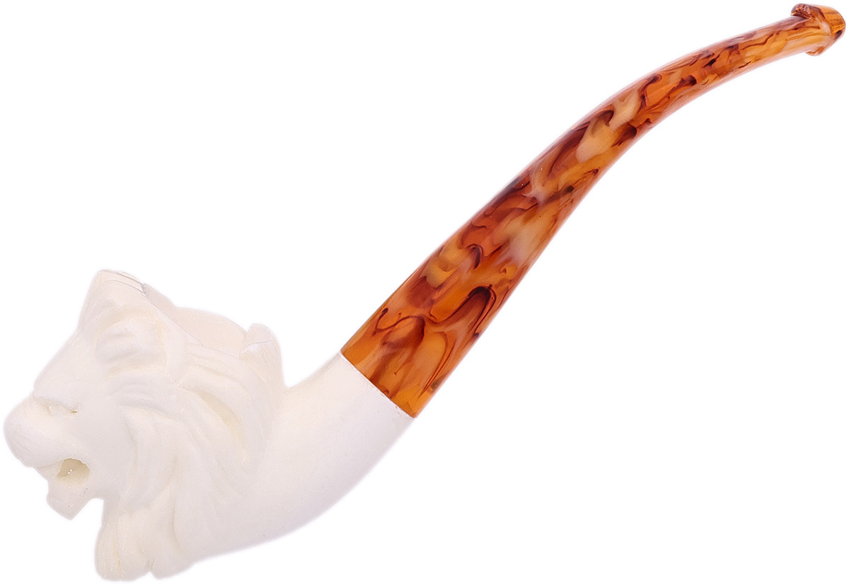 AKB Meerschaum Carved Lion