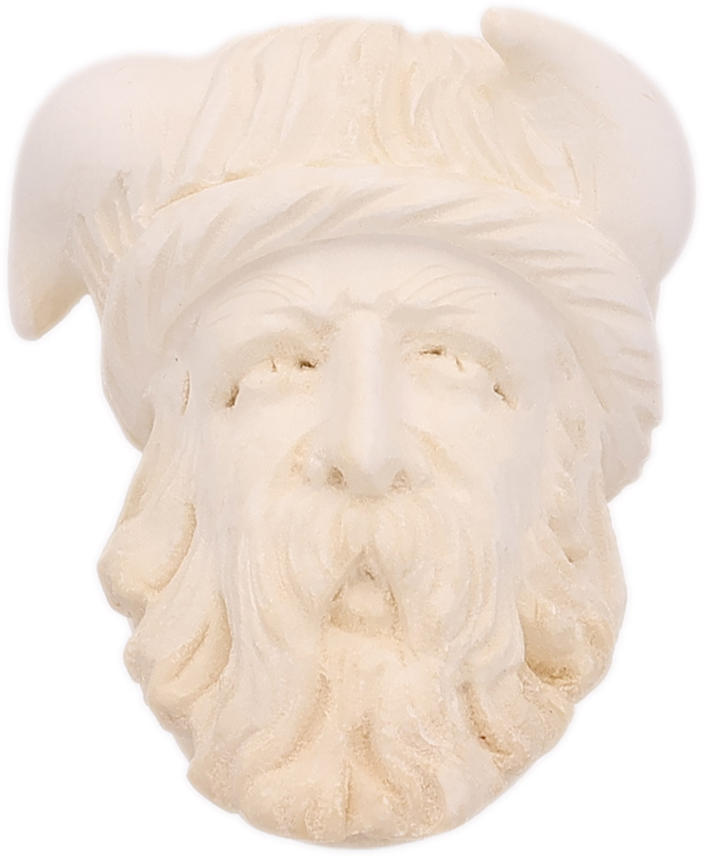 AKB Meerschaum Carved Viking with Horned Cap