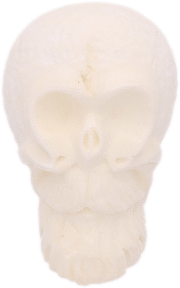 AKB Meerschaum Carved Bearded Skull