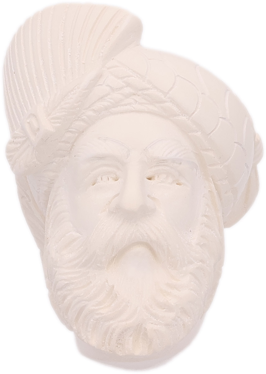 AKB Meerschaum Carved Bearded Man with Cap