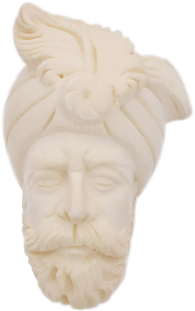 AKB Meerschaum Carved Bearded Man with Cap