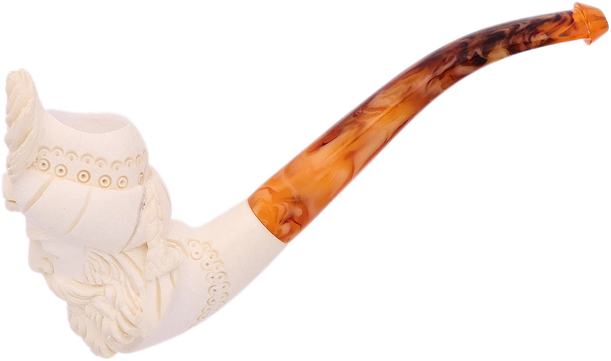 AKB 雕刻 Bearded Man with Feathered Cap