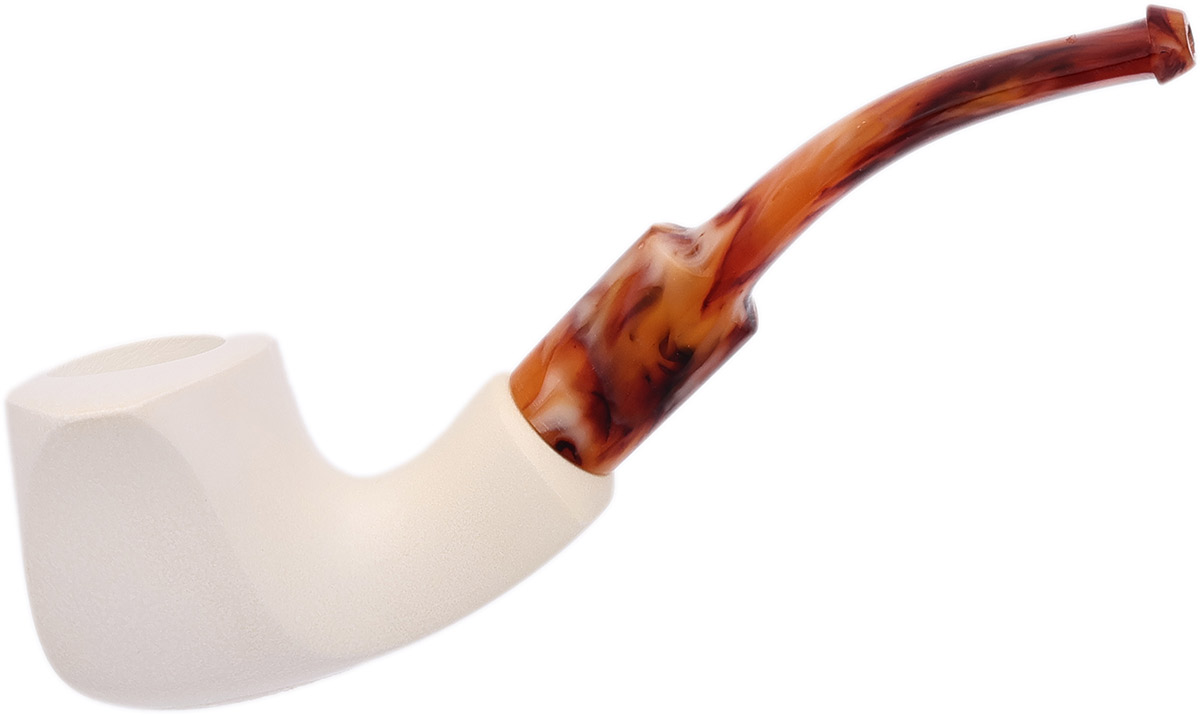 AKB Meerschaum Spot Carved Freehand (with Case)
