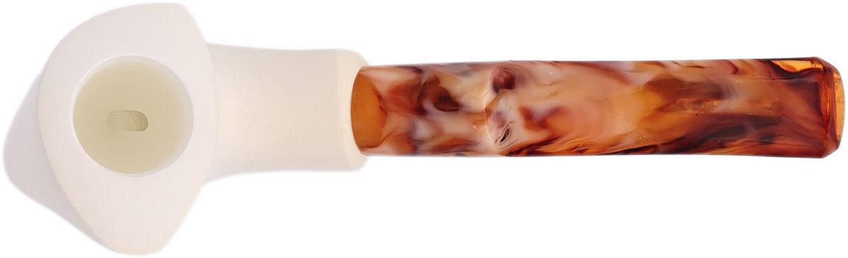 AKB Meerschaum Spot Carved Freehand (with Case)