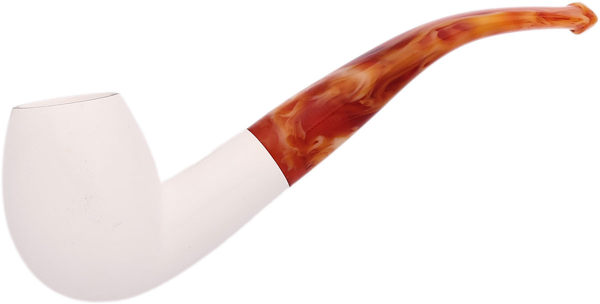 AKB Meerschaum Smooth Bent Egg (with Case)