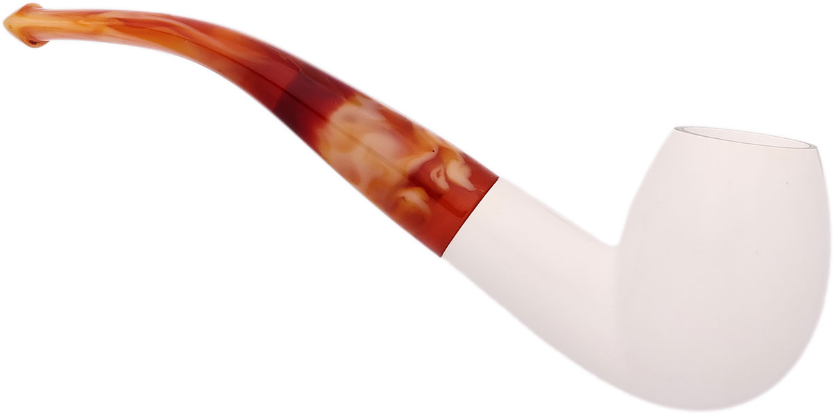 AKB Meerschaum Smooth Bent Egg (with Case)