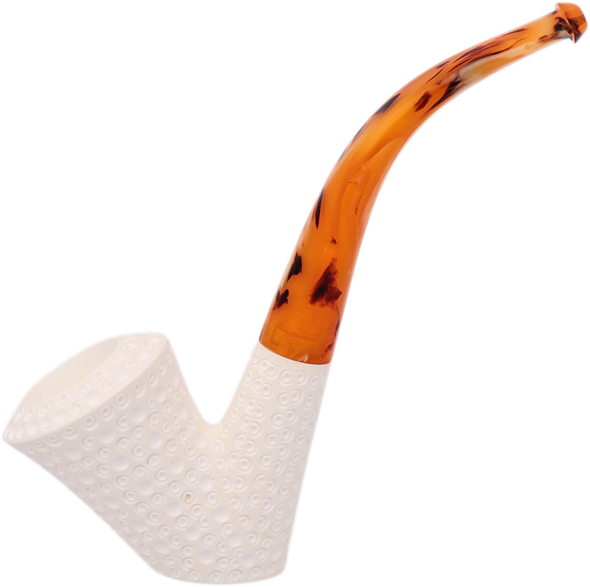 AKB Meerschaum Lattice Bent Dublin Sitter (with Case)