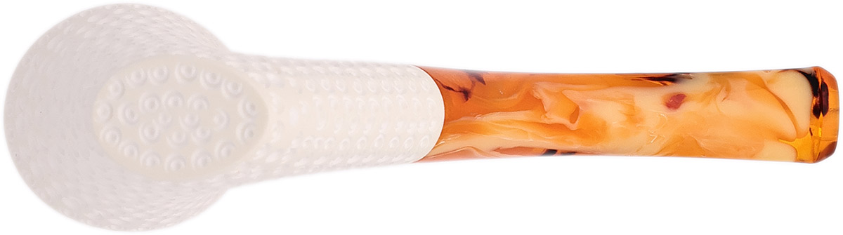 AKB Meerschaum Lattice Bent Dublin Sitter (with Case)